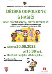 Dětské odpoledne s hasiči