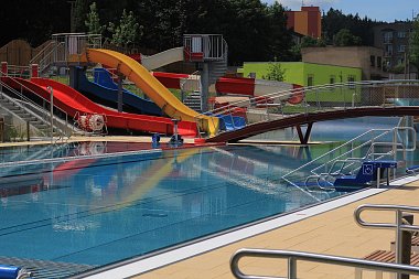 Týn nad Vltavou outdoor swimming center