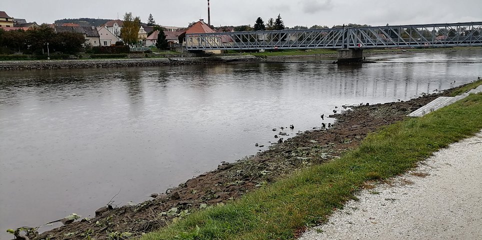 Plánované snížení hladiny vody