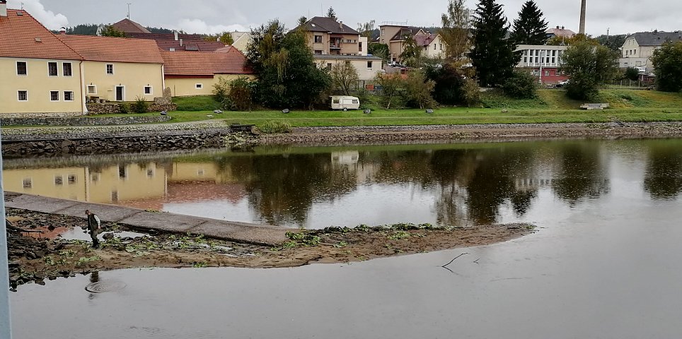 Plánované snížení hladiny vody
